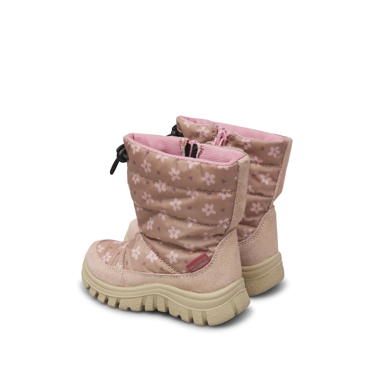 Bottes en suède et tissu POZNURR 3 WP rose-, FALCOTTO