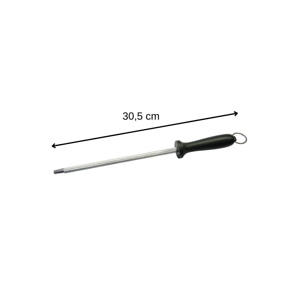 Fusil à aiguiser OPTIMA noir,inox, NIROSTA