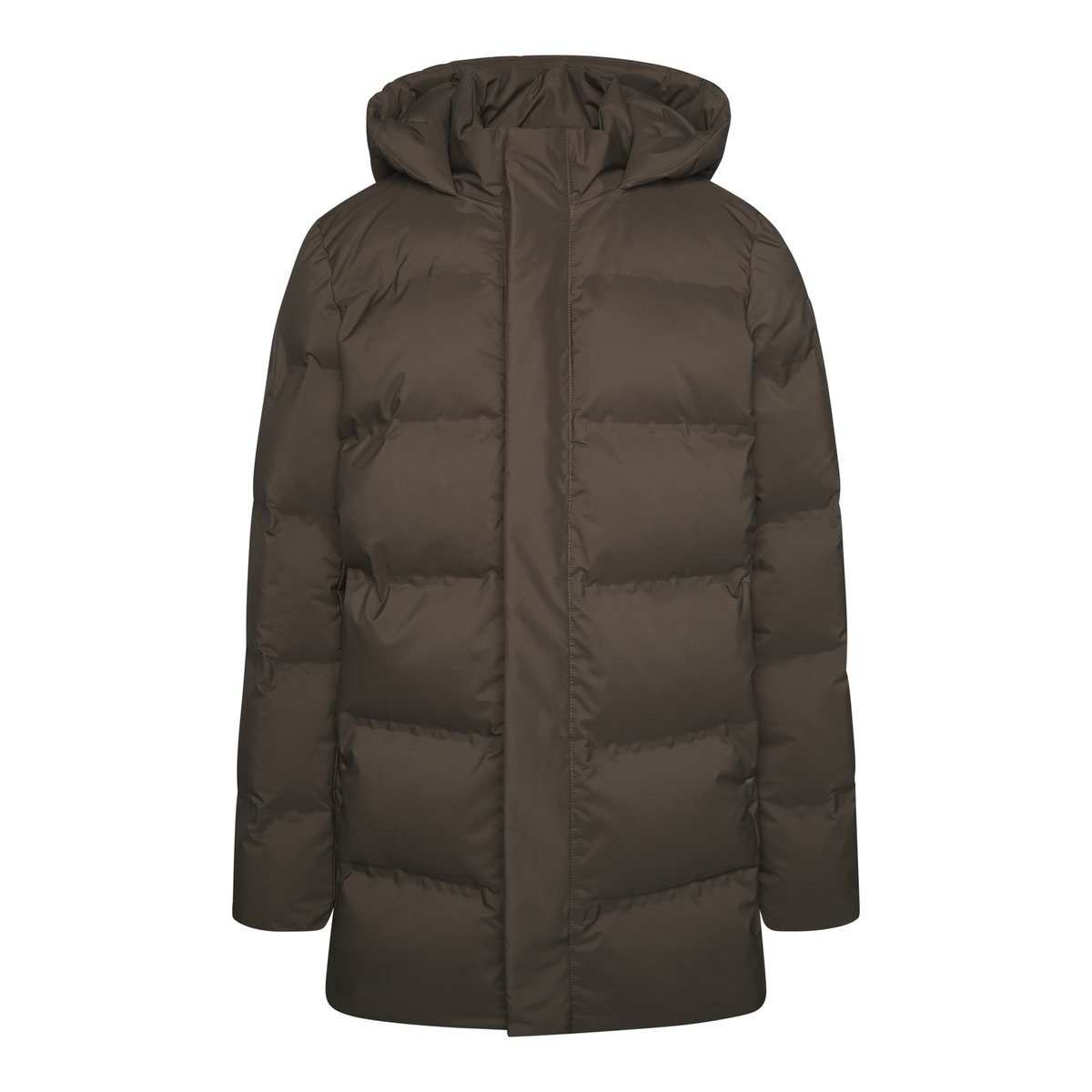 Manteau de sport homme Saiko 2.0 À capuche imperméable marron terre, BORN