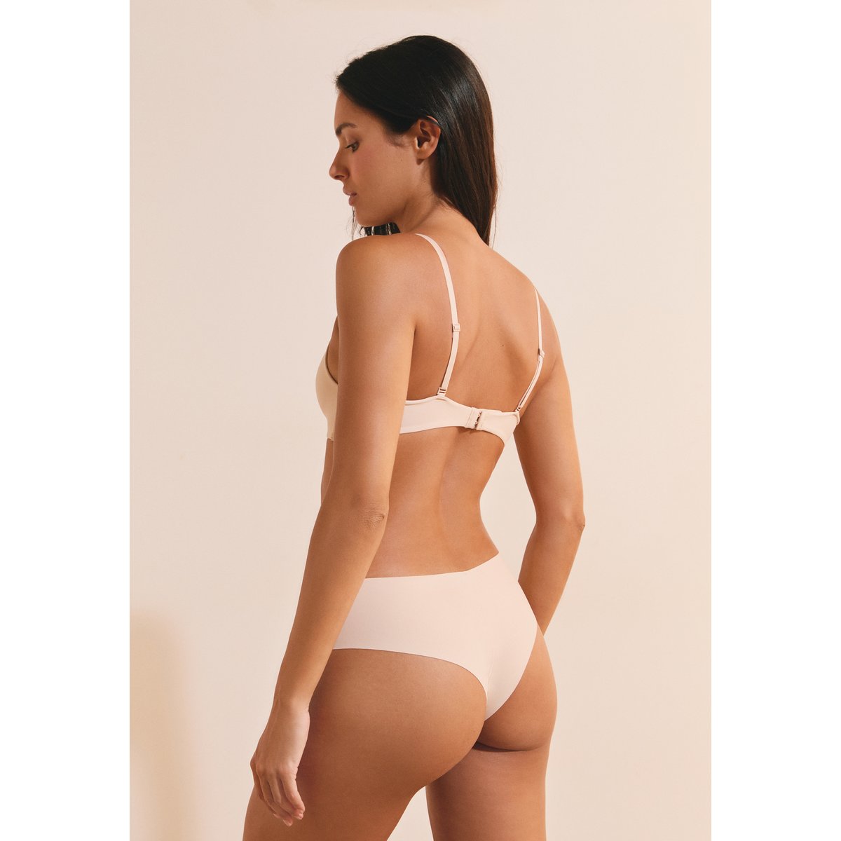 Soutien-gorge coques fines sans armatures en microfibre PURE FIT lin, ETAM
