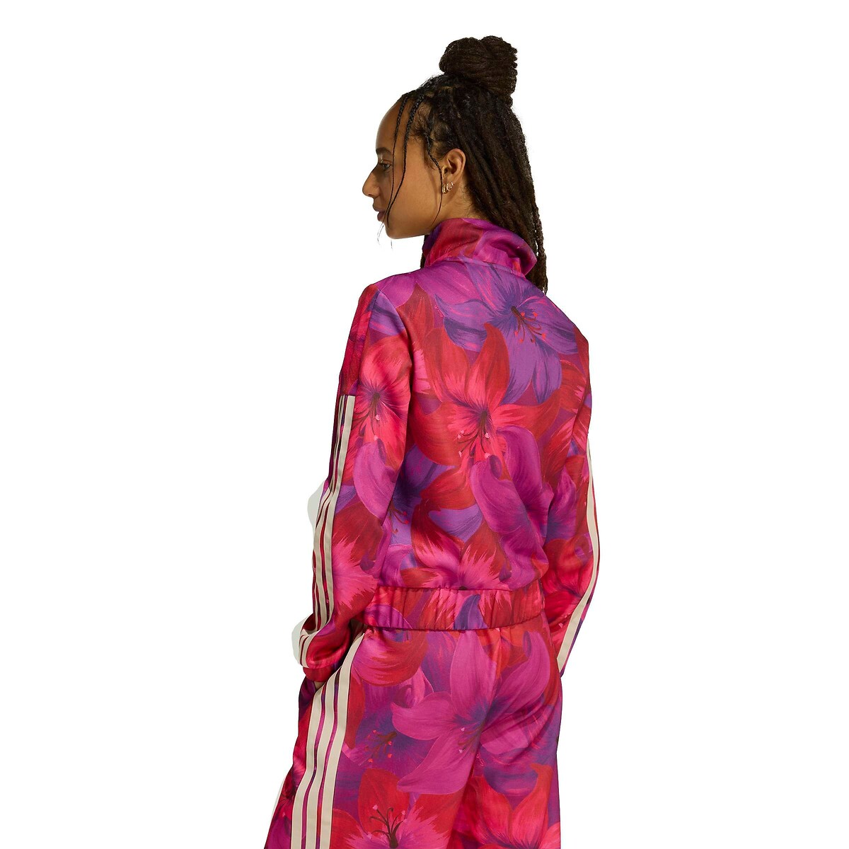 Veste zippée imprimée FARM RIO imprimé rose, ADIDAS SPORTSWEAR