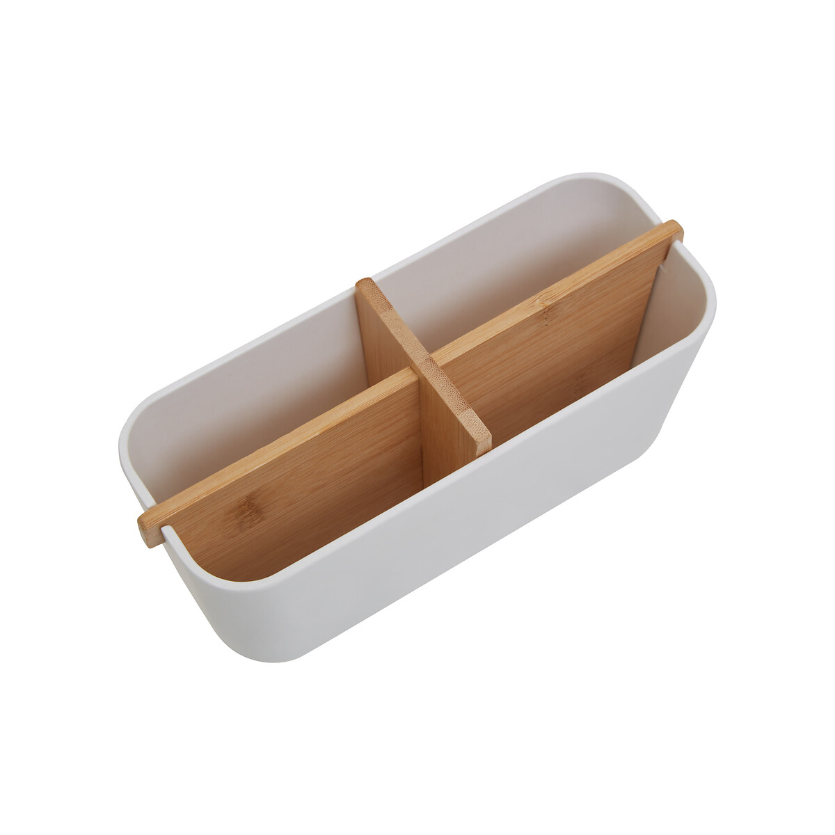 Bamboo Fibre Organiser white, SO'HOME