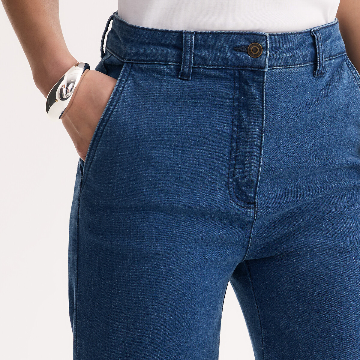 Jeans flare azul stone, ANNE WEYBURN