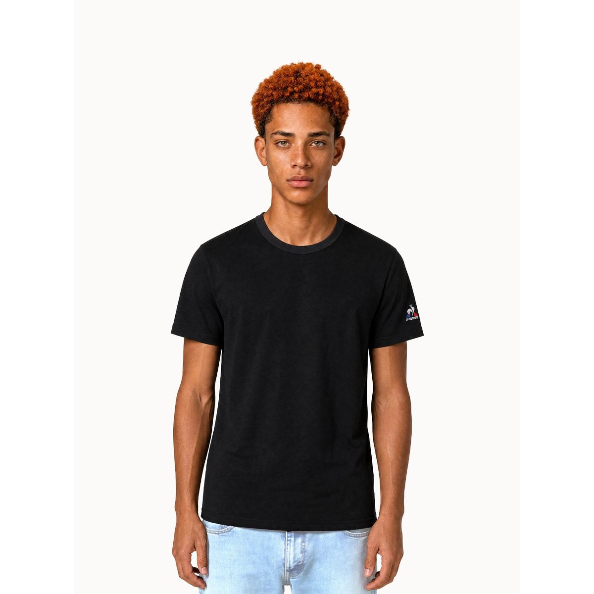 T-shirt black, LE COQ SPORTIF