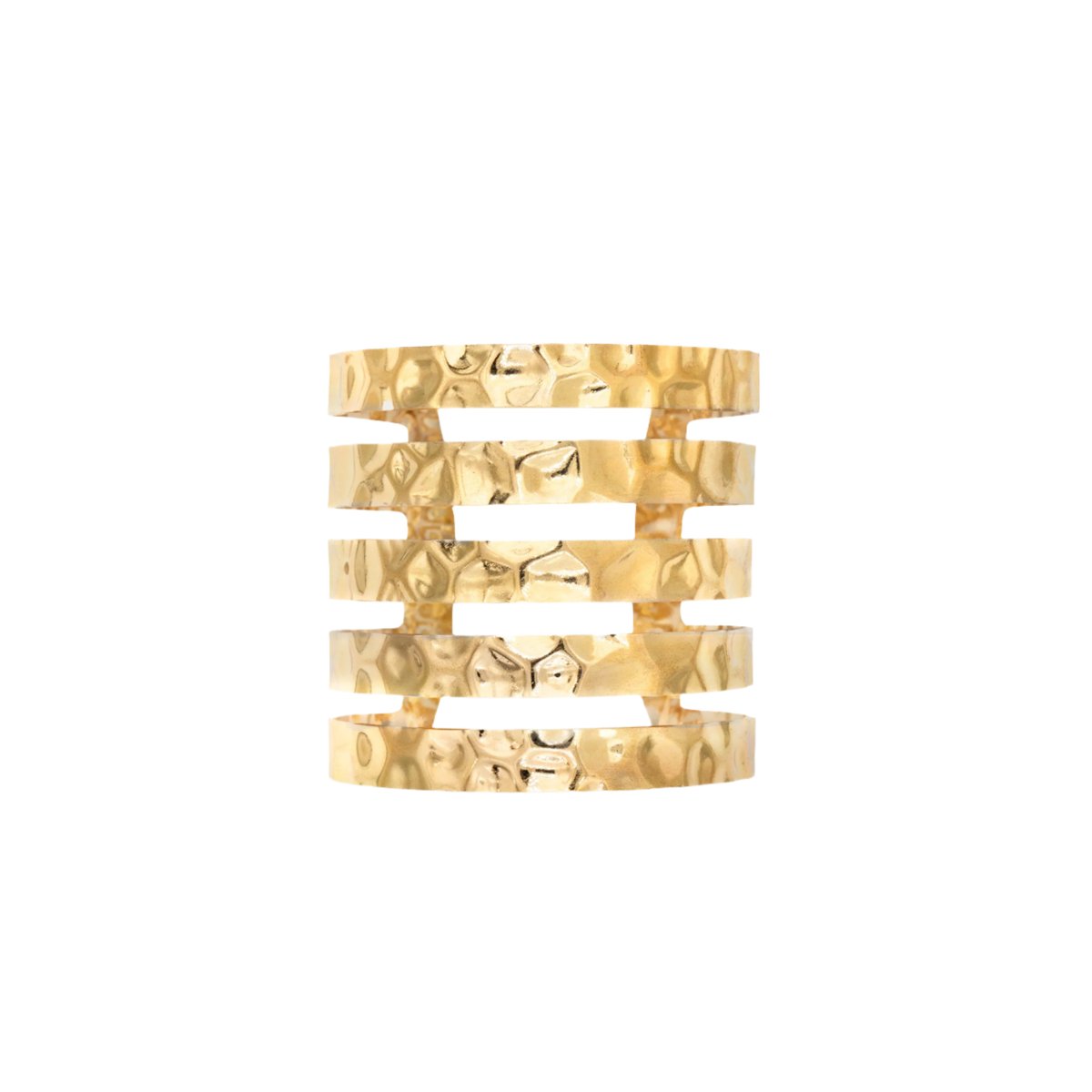 Bracelet manchette réglable avec placage d'or dorado, THE-ARE