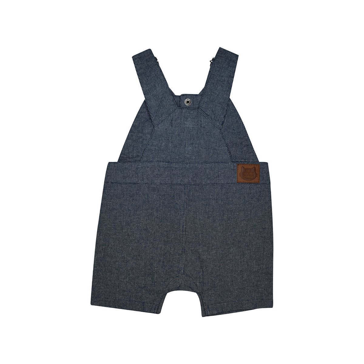 Tshirt salopette lelian court bebe bleu, SUCRE D'ORGE
