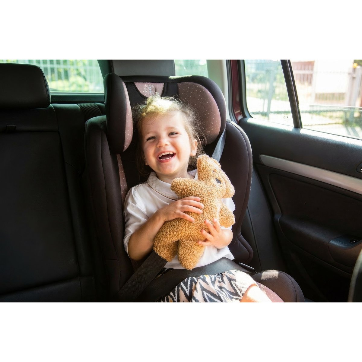 Protection pour ceinture de sécurité Teddy marron, CHILDHOME