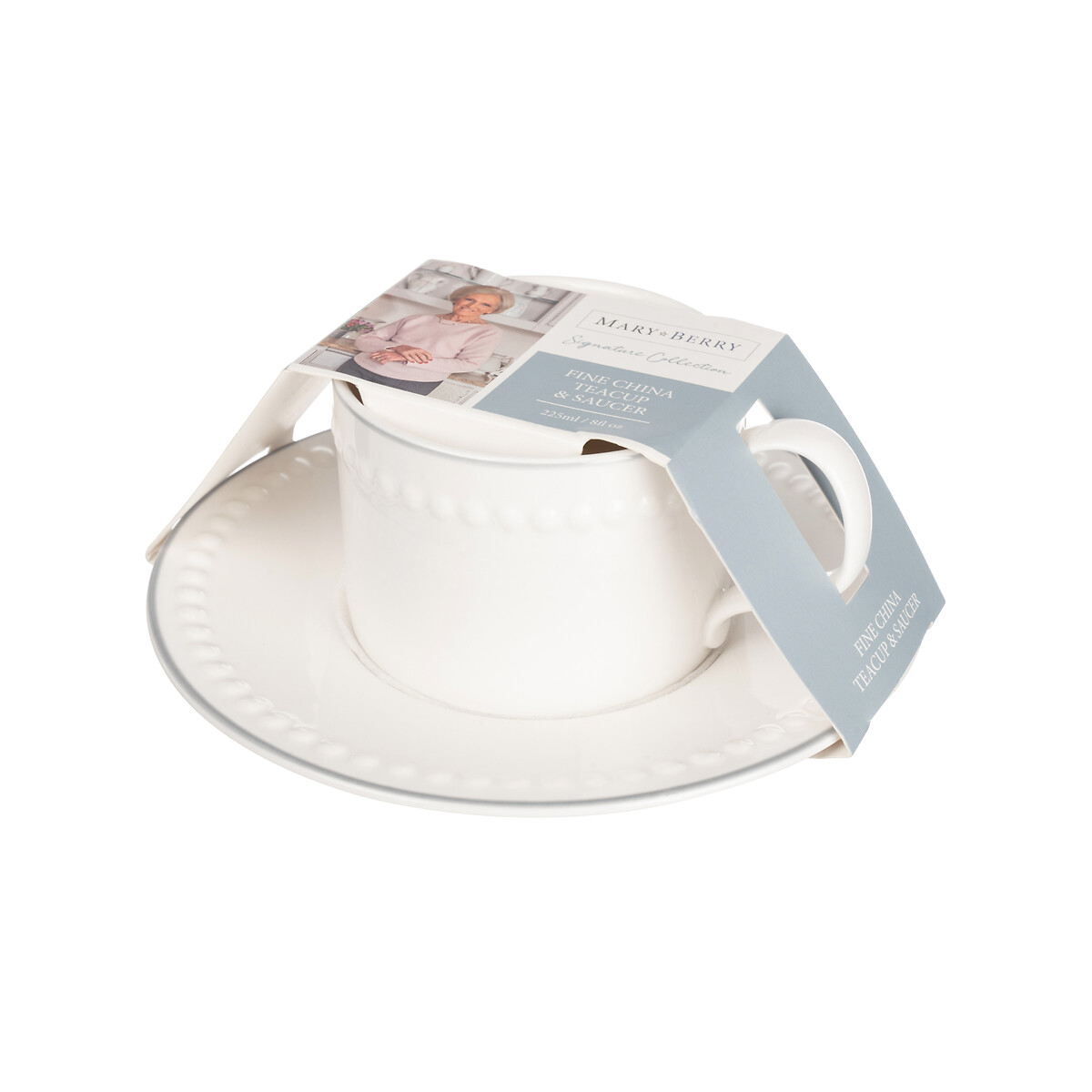 Signature Cup & Saucer Set white, MARY BERRY