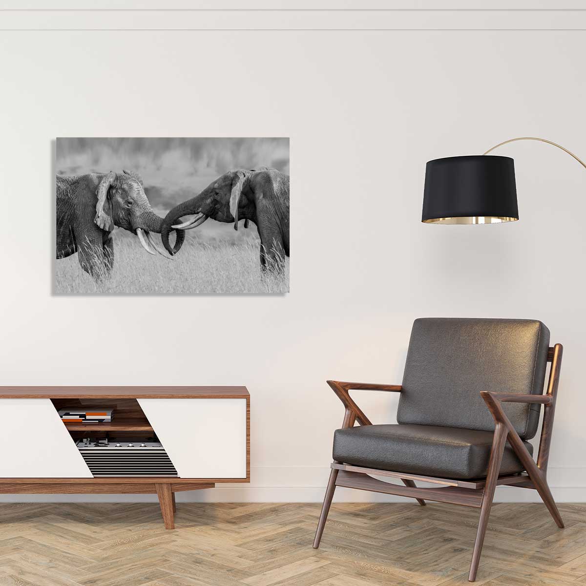 Tableau éléphant qui es tu? tableau alu dibond, HEXOA