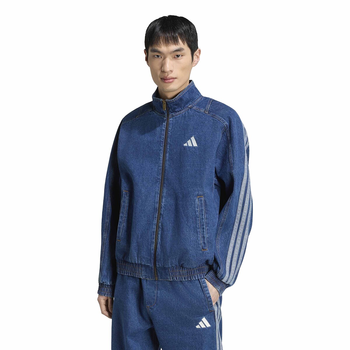 Jeansjas, loose fit, STADIUM mêleeblauw, ADIDAS SPORTSWEAR