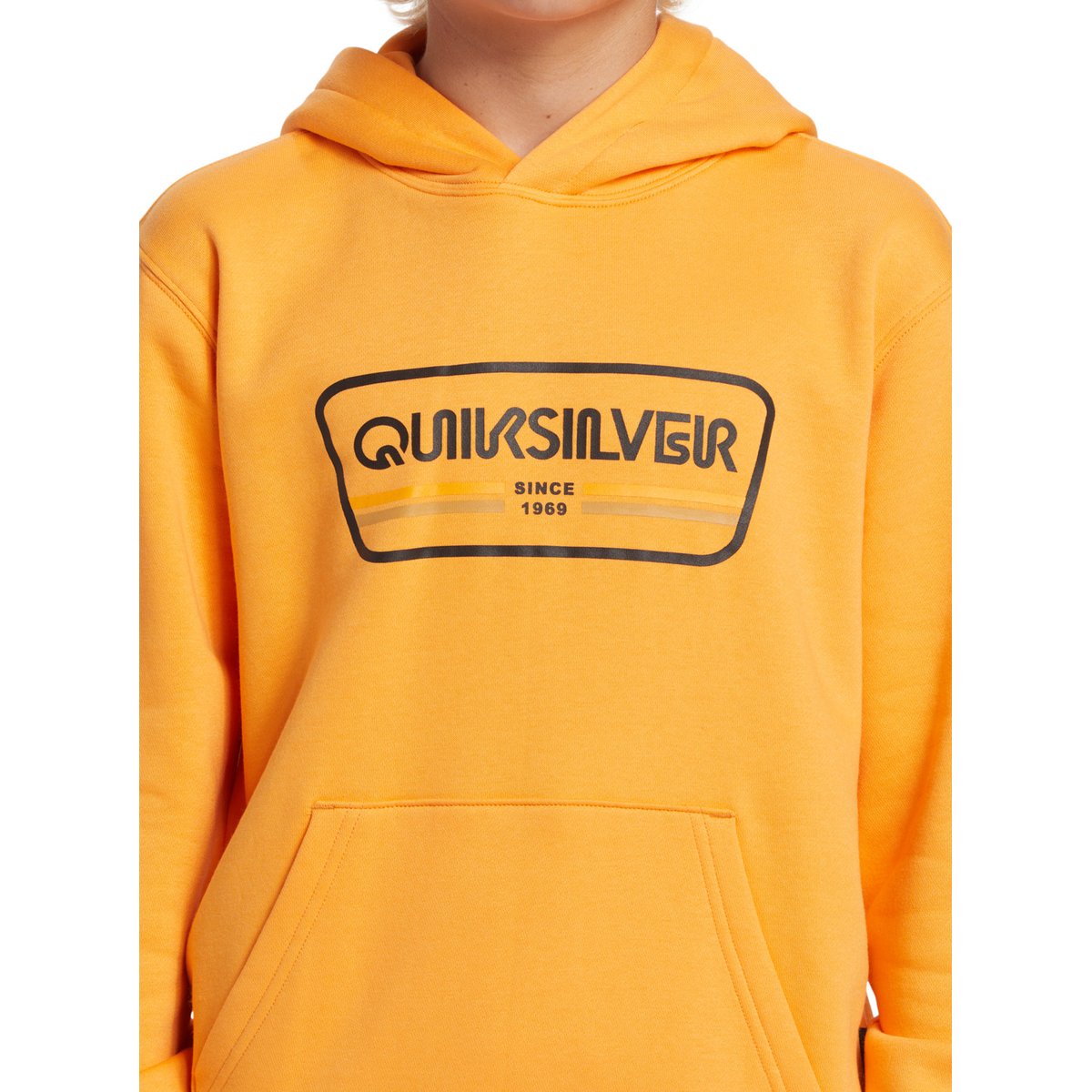 Sweat à capuche en molleton orange blazing orange, QUIKSILVER