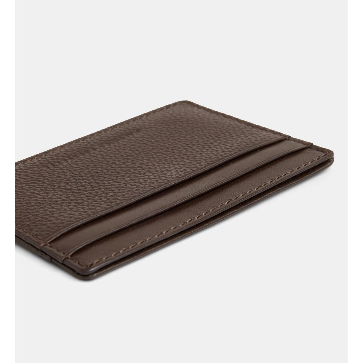 Porte-cartes julius cuir grainé marron, GALERIES LAFAYETTE