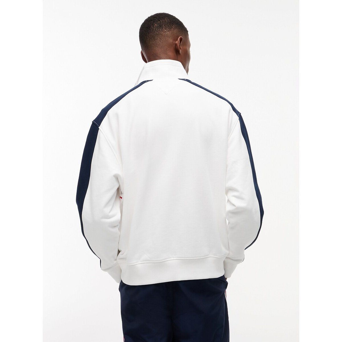 Half Zip Sweatshirt ecru , TOMMY JEANS