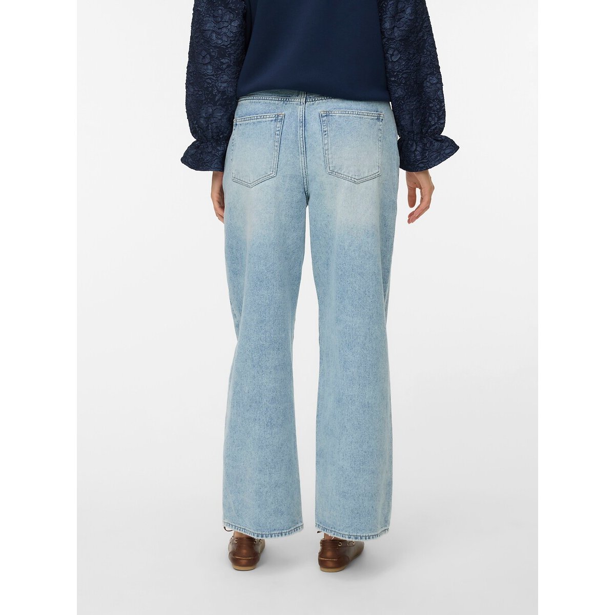 Jean large, taille haute light blue, VERO MODA
