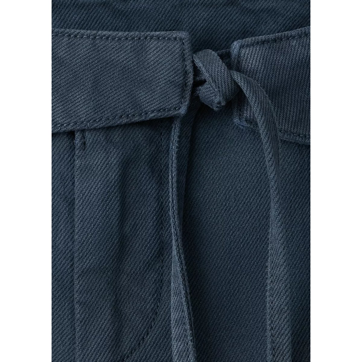 Jean low waist nœud gris anthracite, MANGO TEEN