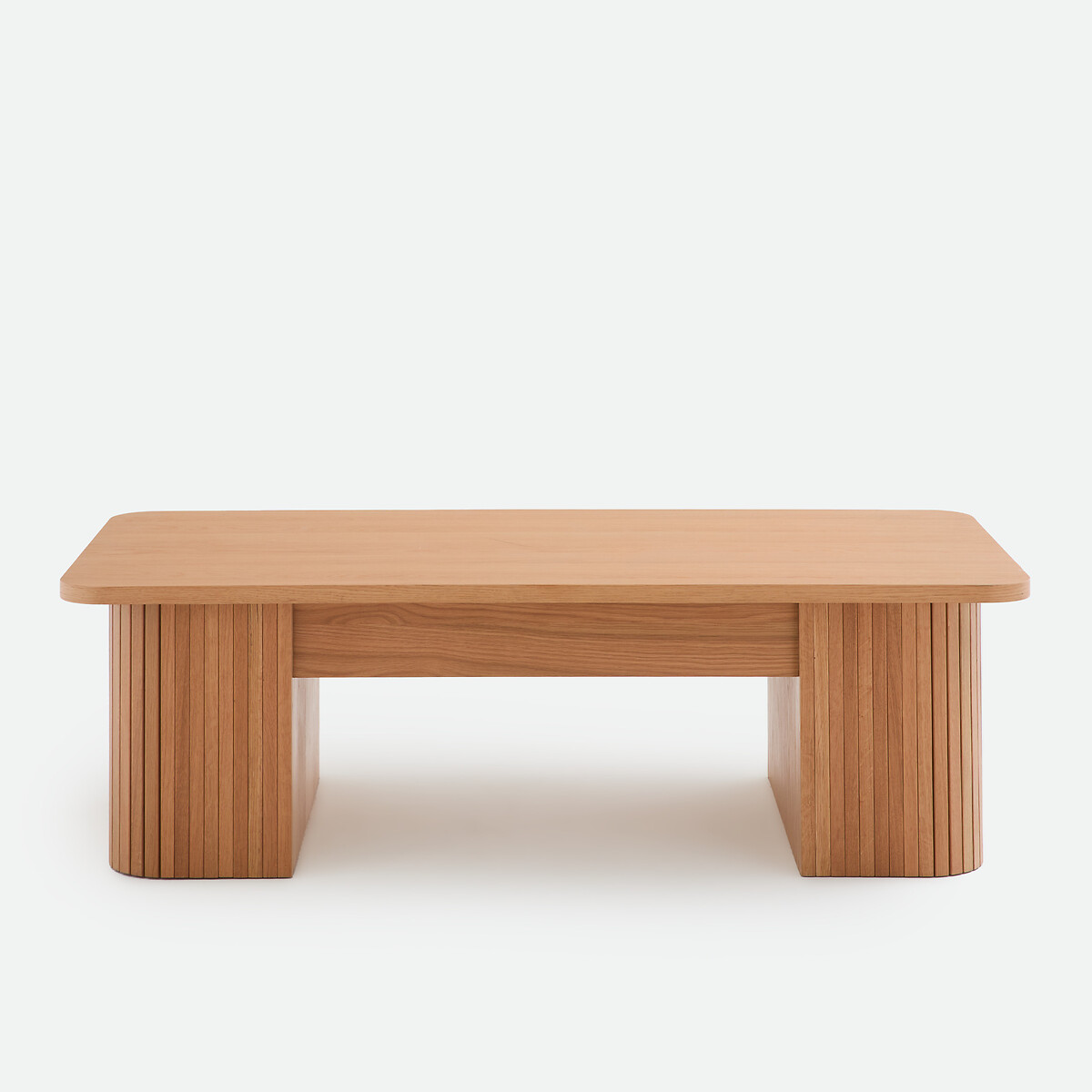 Table basse, avec plateau relevable et rangements cachés, plaqué chêne, LATTI chêne, LA REDOUTE INTERIEURS