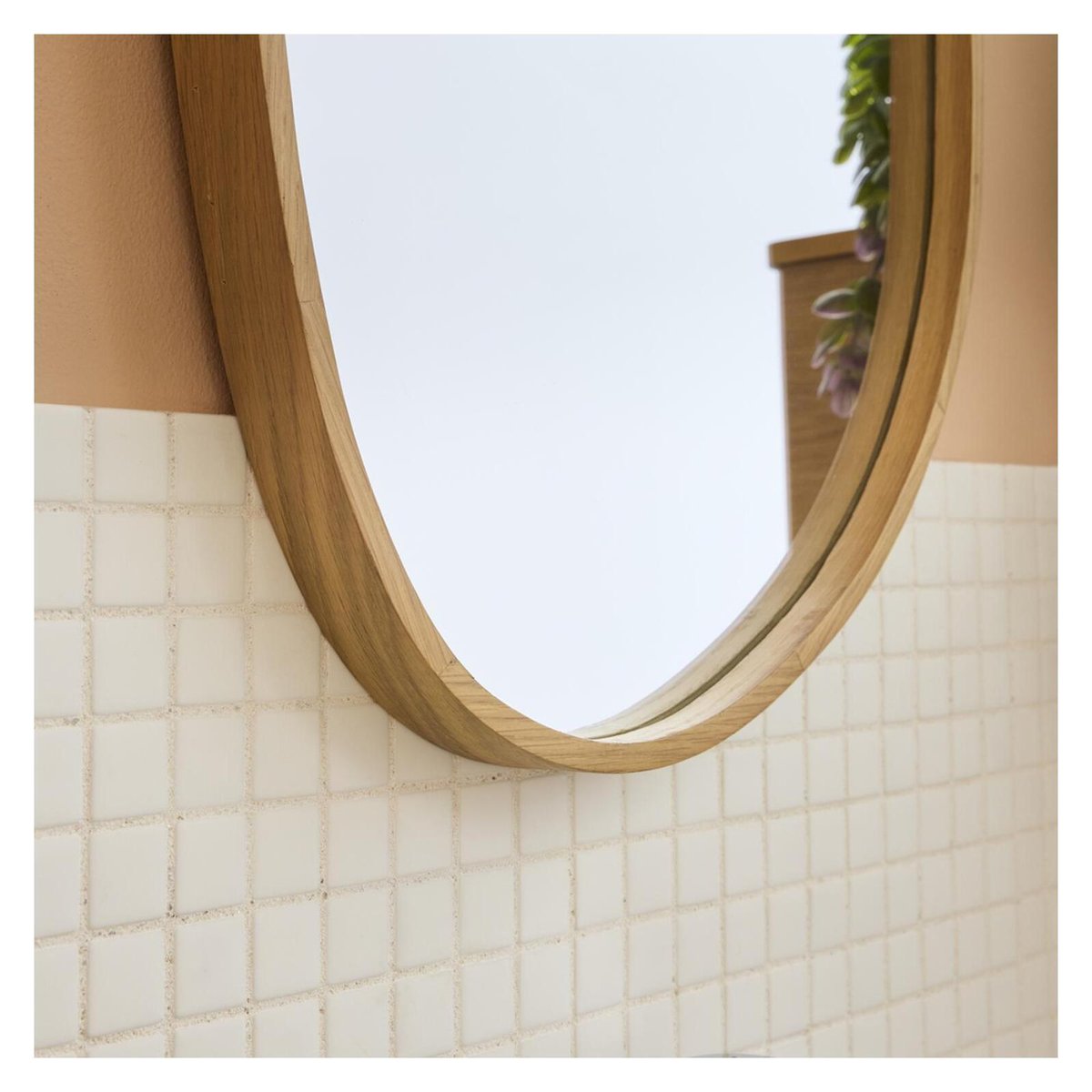 Miroir galet chêne 40x65 OAKY chêne, MOB IN