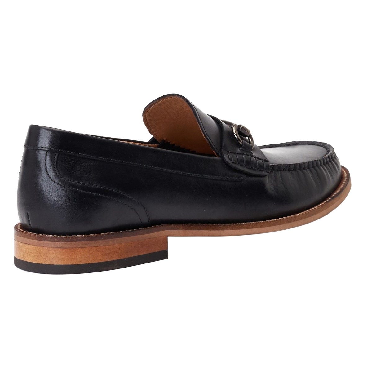 Mocassins en cuir MADISON noir, BASE LONDON