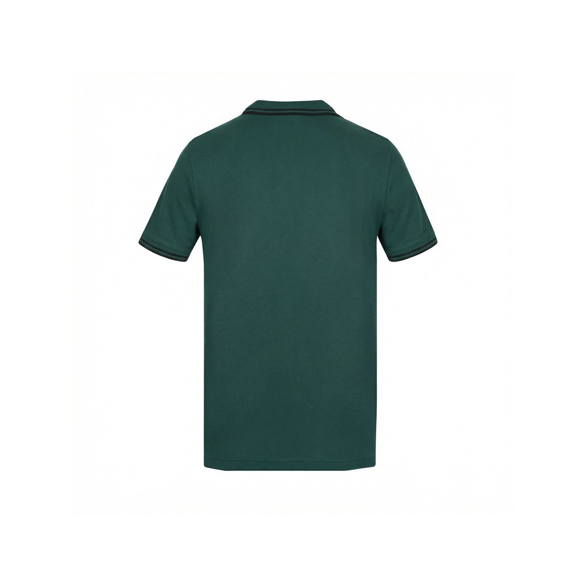 Polo piqué de coton vert sapin/noir, UMBRO