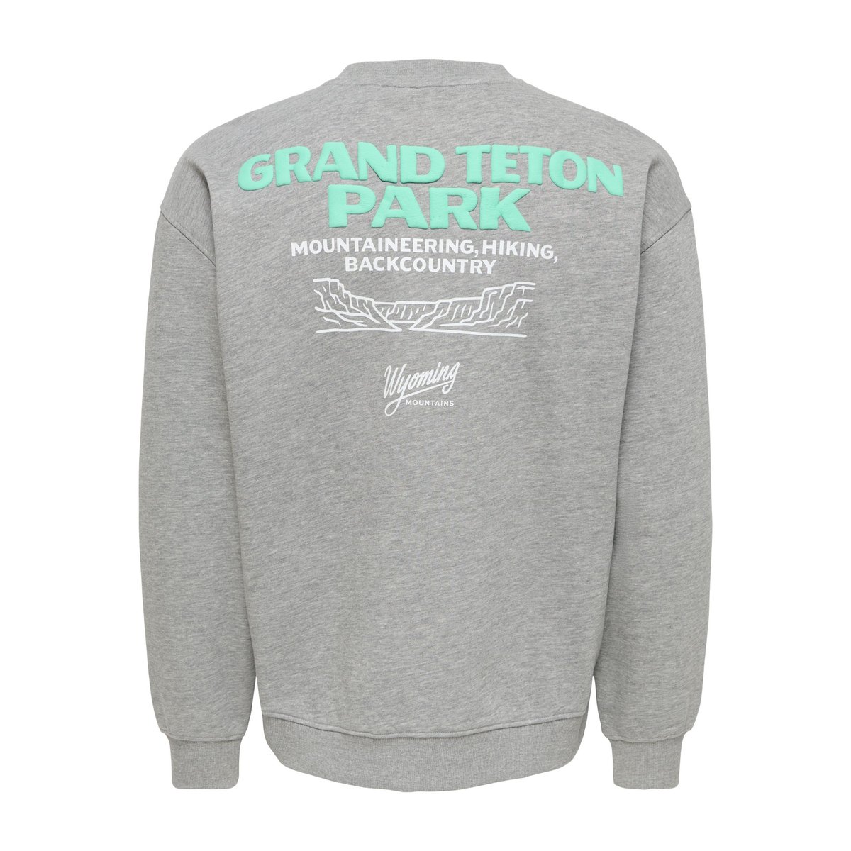 Sweat-Shirt dark grey melange 1, ONLY & SONS