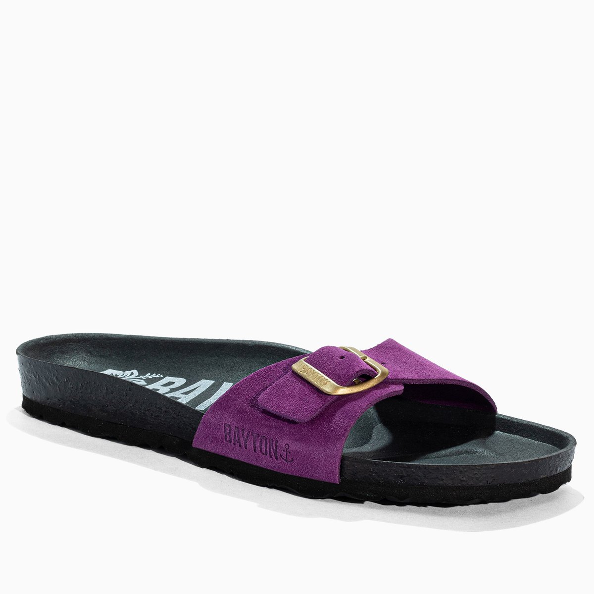 Sandales en cuir suédé ZEPHYR purple, BAYTON