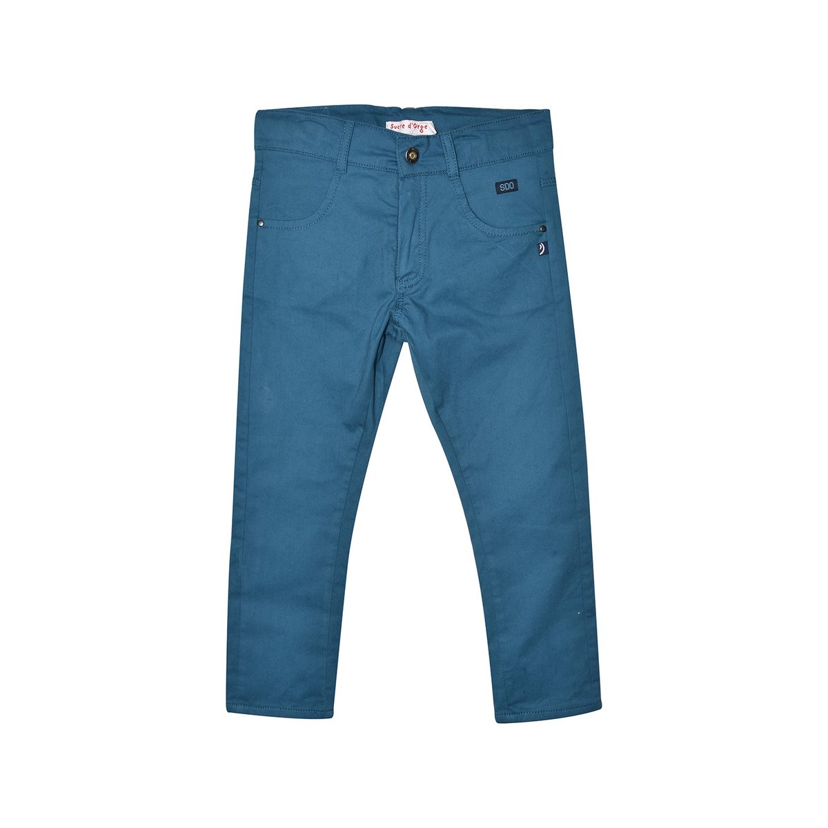 Pantalon jorick twill enfant bleu, SUCRE D'ORGE