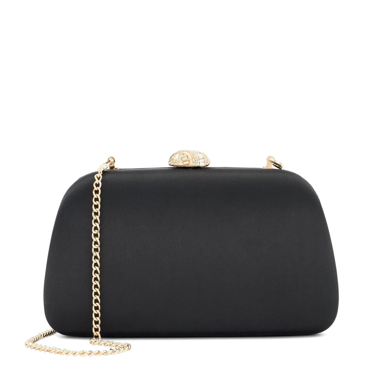 Mini sac à main - BRIGHTEN black-satin, DUNE LONDON