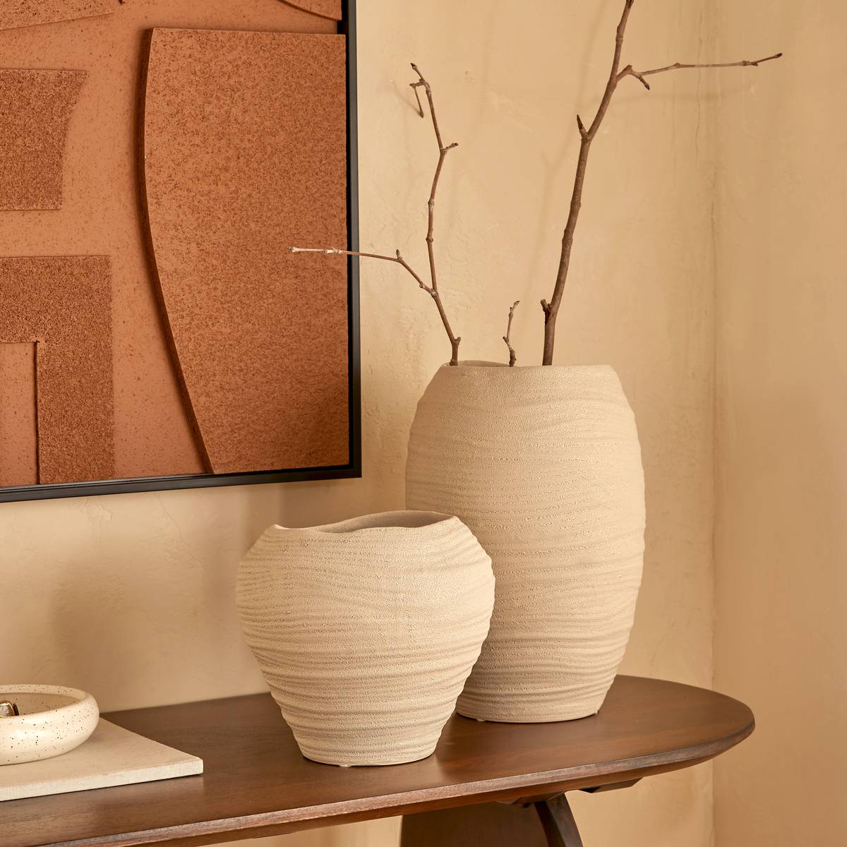 Vase PRUDI blanc, ATMOSPHERA