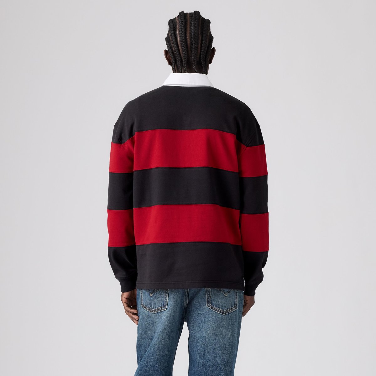 Polo de Rugby Union multicolore - jesse jet black, LEVI'S