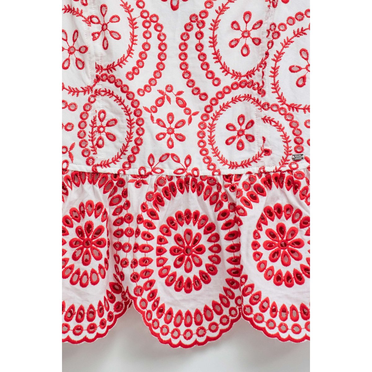 TOP EN BRODERIE ANGLAISE blanc, SALSA JEANS