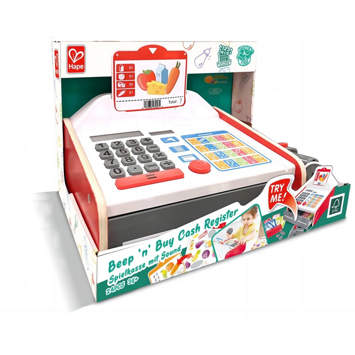 Jeu Caisse Enregistreuse Enfants multicolore, HAPE
