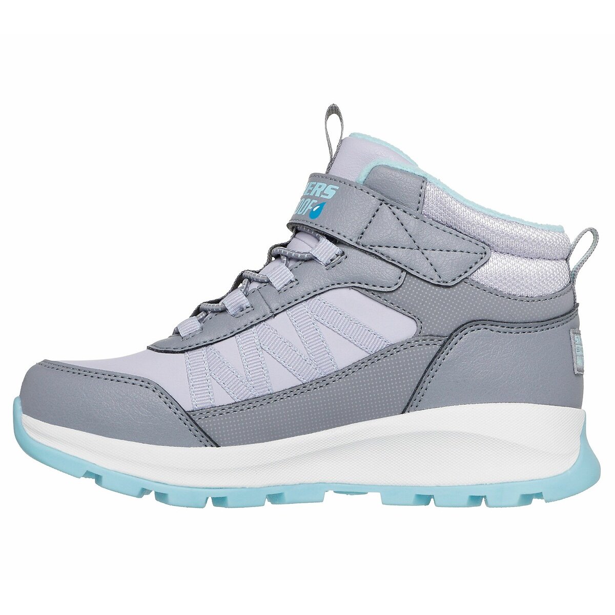 Kids Storm Blazer Trainers grey/blue, SKECHERS