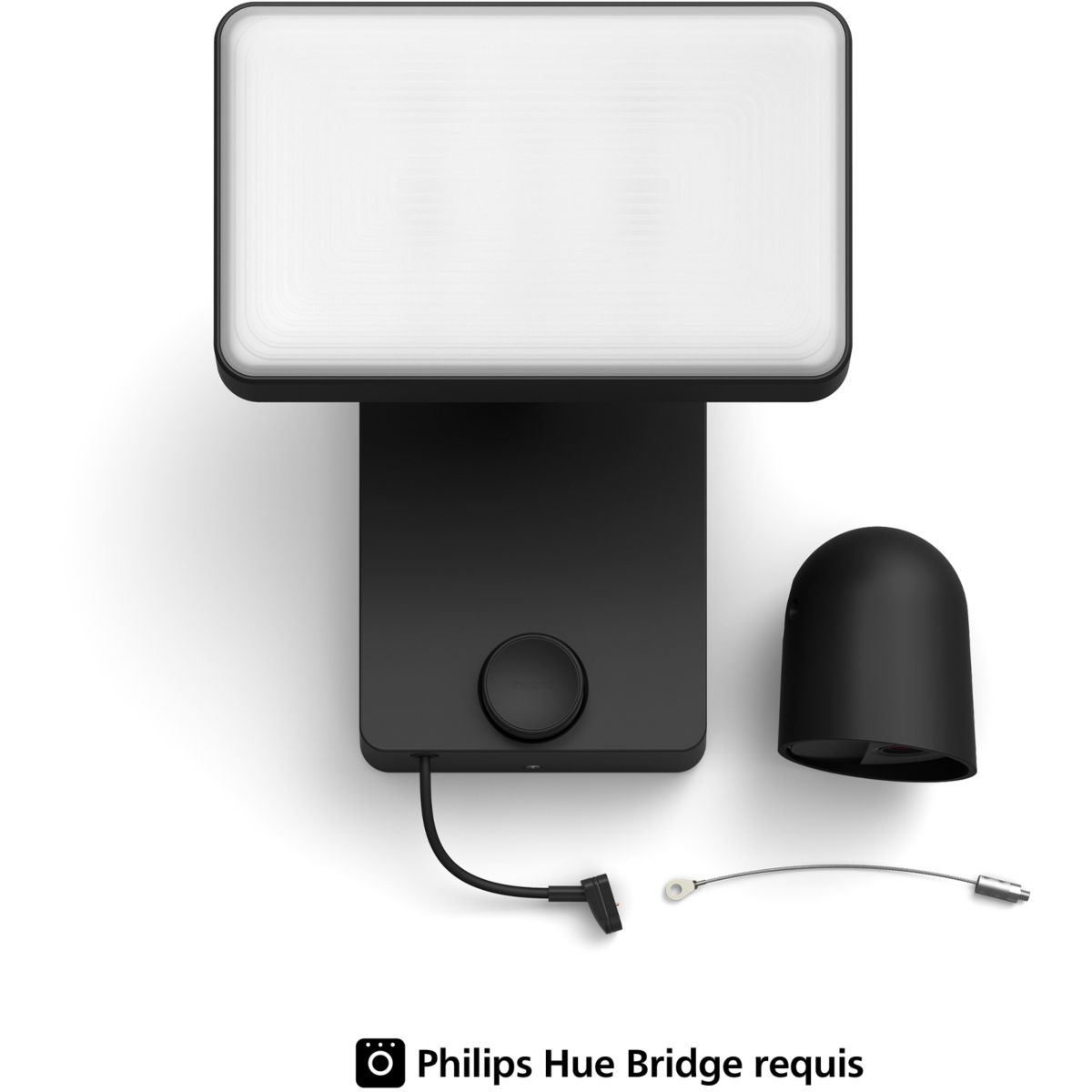 Caméra de surveillance HUE Secure 1080p Floodlight filaire couleur unique, PHILIPS HUE
