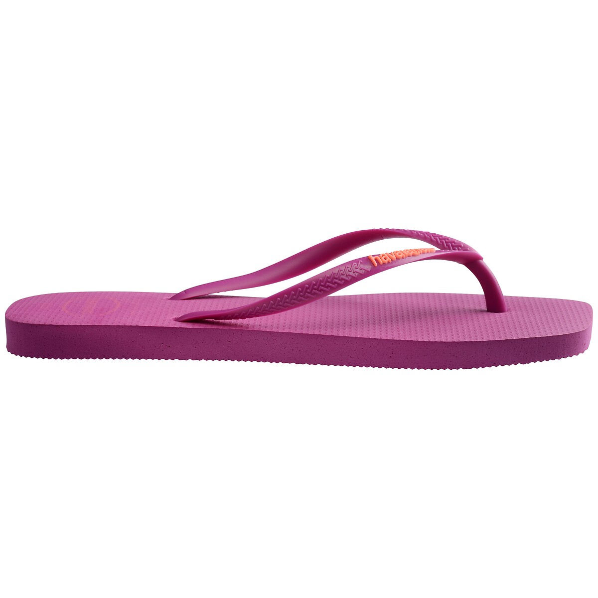 Square Logo Pop Up flip flops fuchsia pink, HAVAIANAS