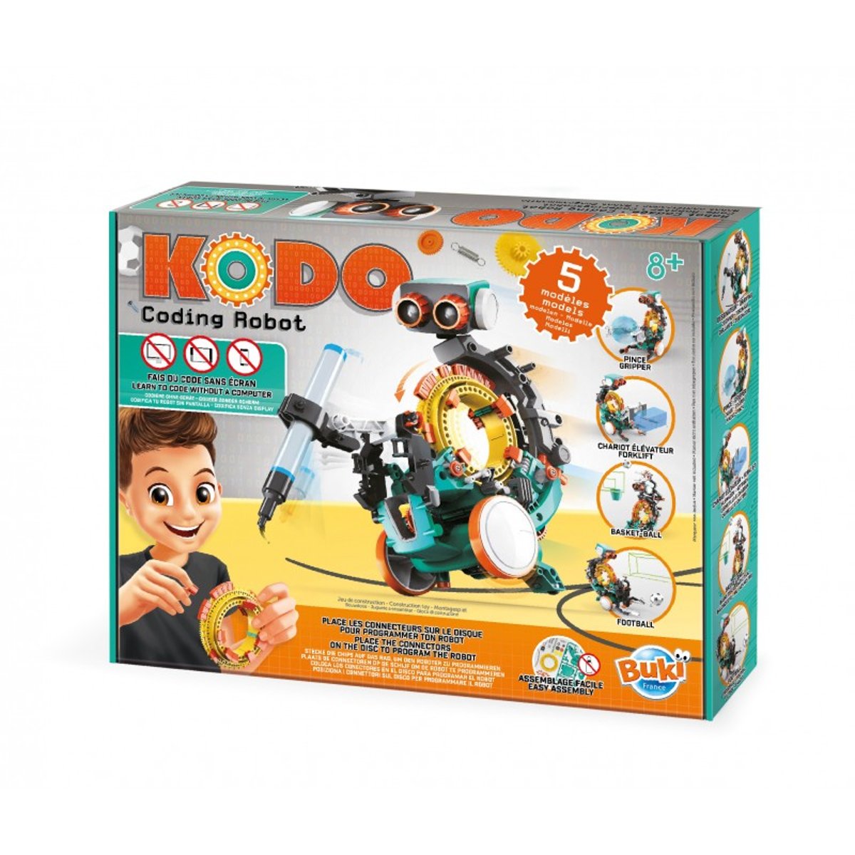 Robot Kodo orange, BUKI FRANCE