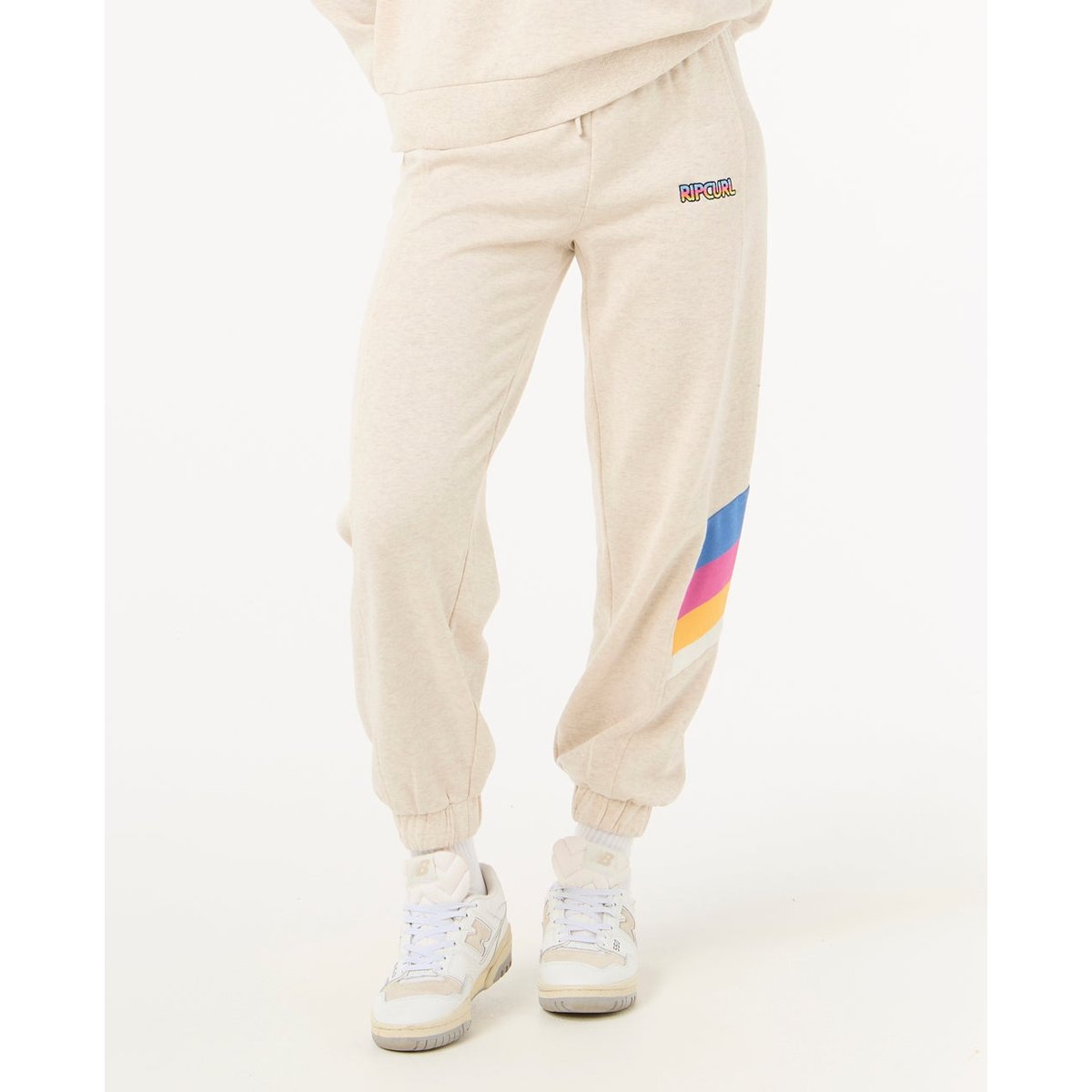 Pantalon LAS DALIAS TRACK PANTS gris chiné avoine, RIP CURL