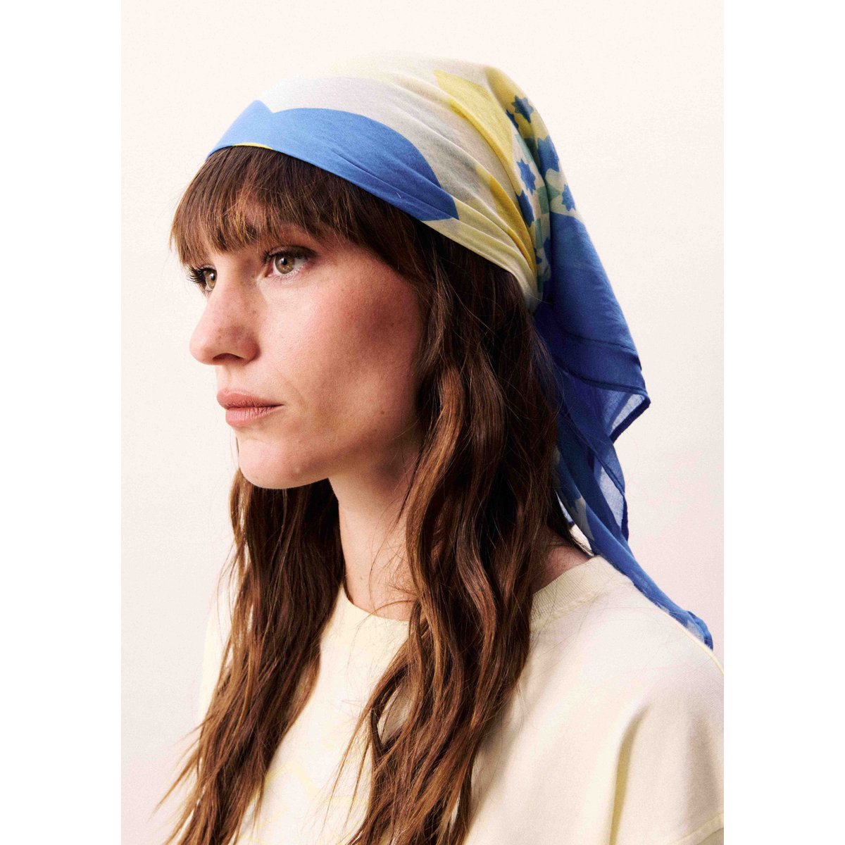 Foulard PLITVICE bleu azur, FRNCH