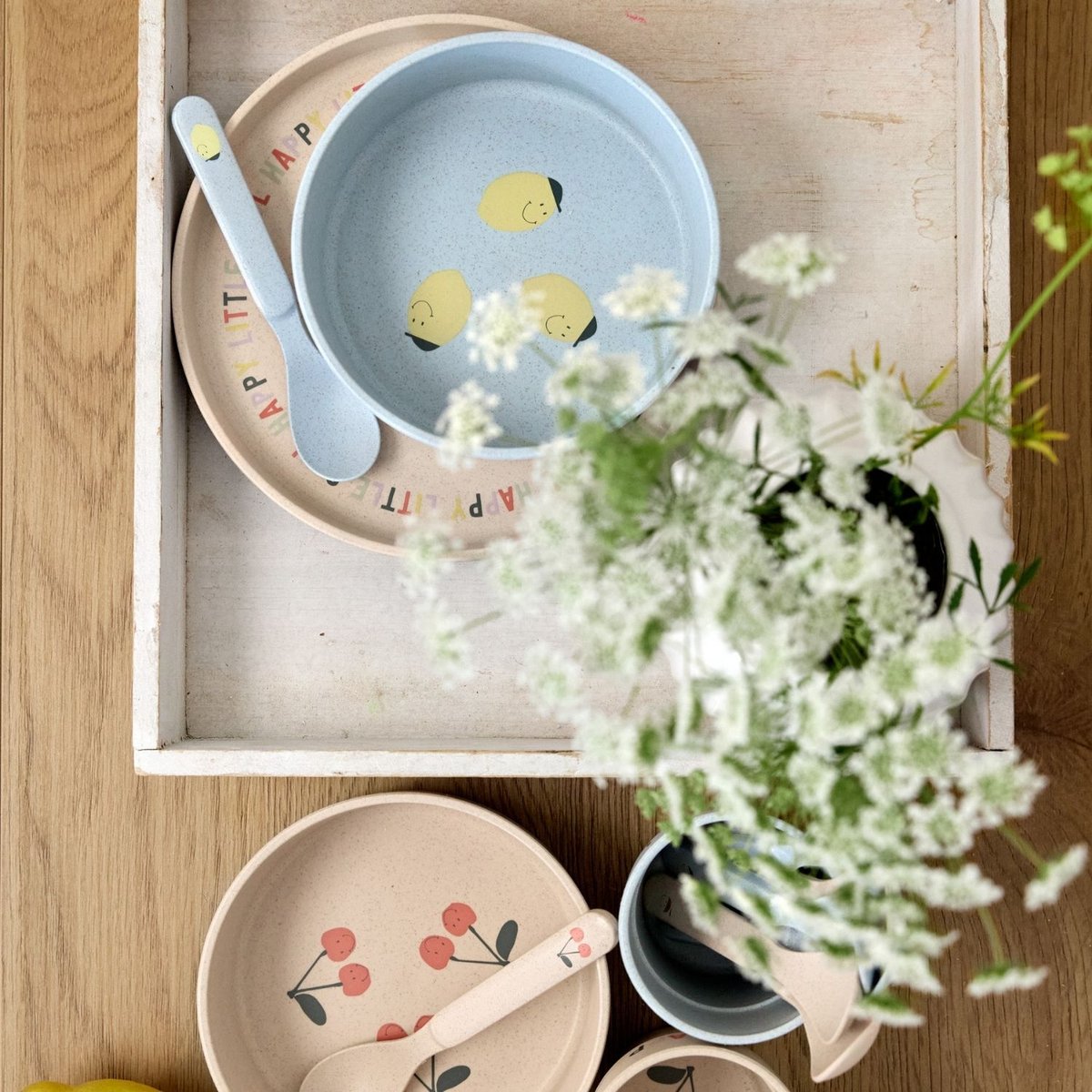 Coffret repas bleu, jaune, LASSIG