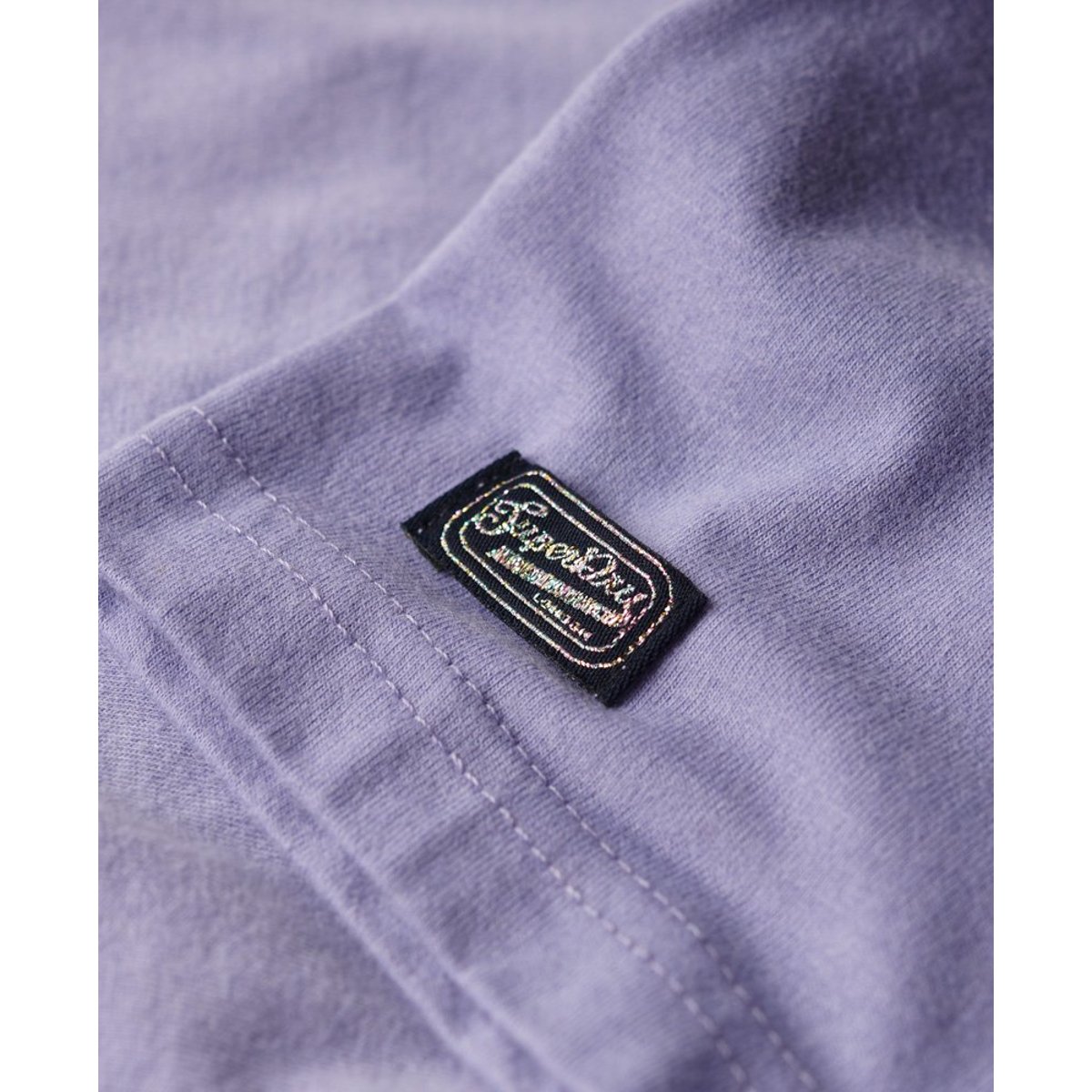 T-shirt à motif fluo Archive violet chiné, SUPERDRY