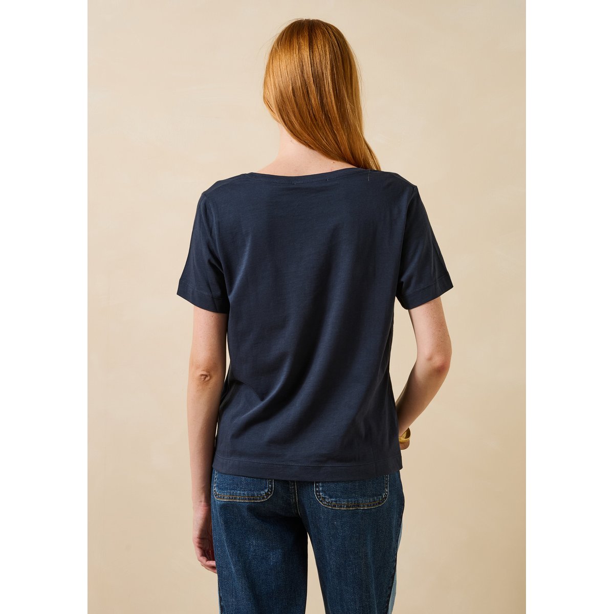 T-shirt oversize manches courtes en coton biologique stormy, LA FEE MARABOUTEE