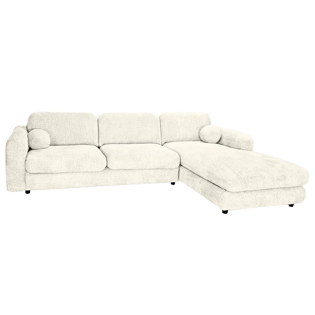 Canapé d'Angle droit 4 places - RACHEL beige, BEST MOBILIER
