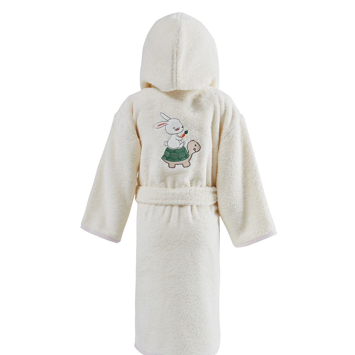 Peignoir enfant eponge et tissu liberty ivoire liberty betsy Cyrillus La Redoute