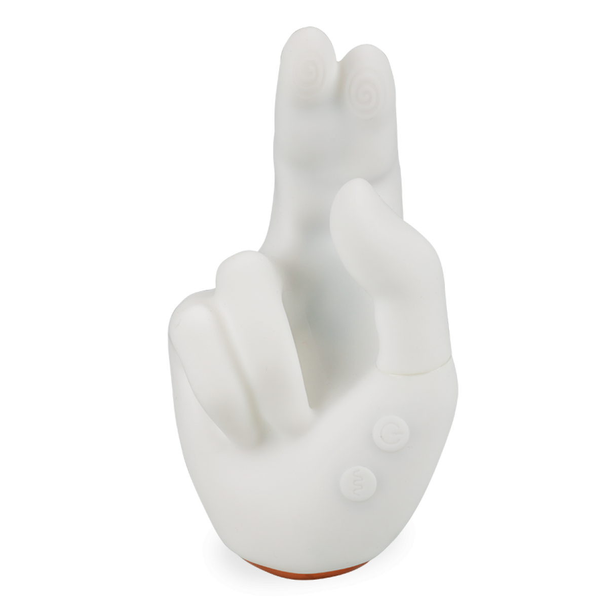 Vibromasseur puissant mouvements et vibrations Magic Fingers blanc, LOVE AND VIBES