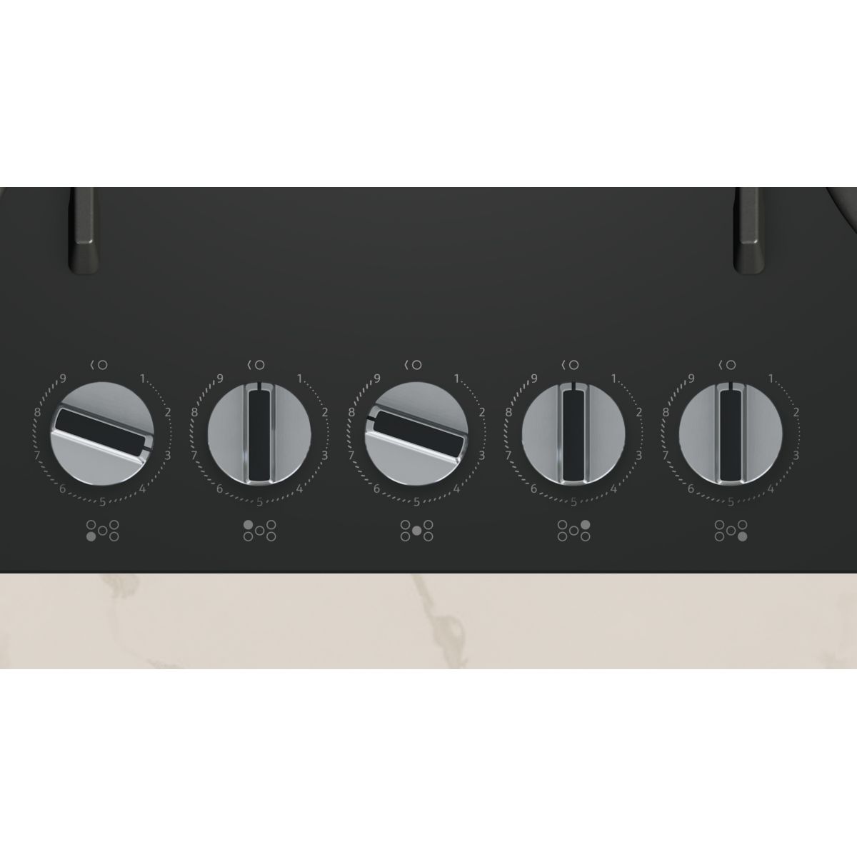 Plaque gaz T27PIQ4S0, N70, FlameSelect noir, NEFF