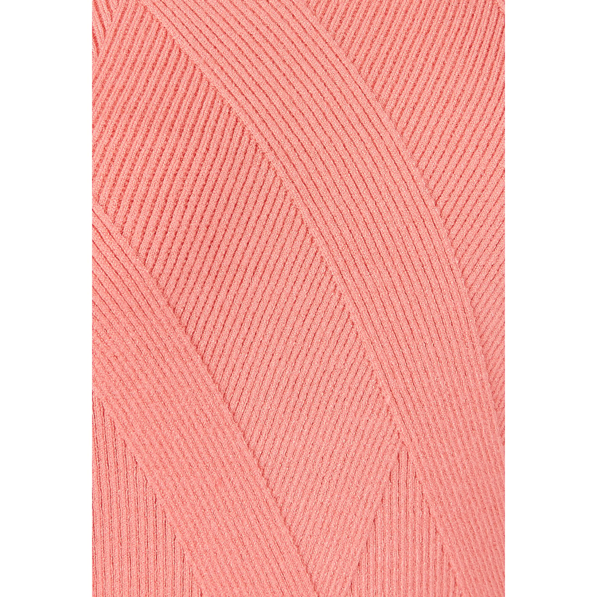 Pull jeu de côtes fantaisie orange rose, DAMART