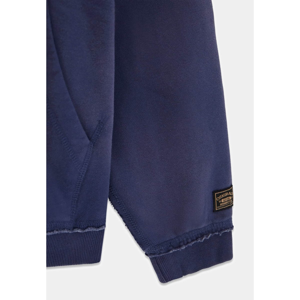 Sweat-Shirt À Capuche bleu foncé, GUESS JEANS
