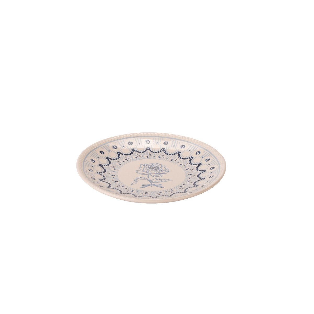 Set of 4 Spitalfields Silk Assorted Side Plates multi-coloured, CATH KIDSTON