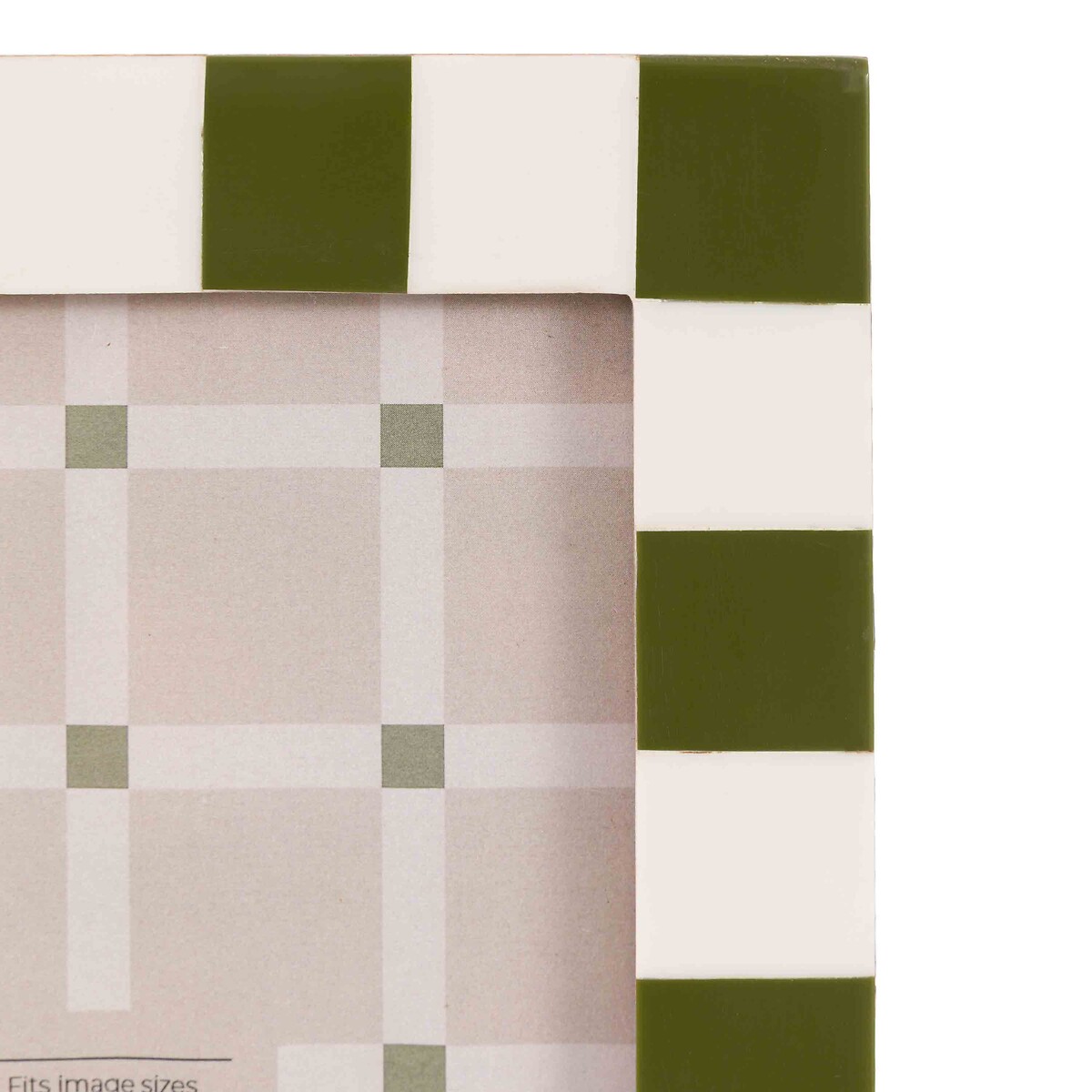 5x7" Caino Checkerboard Photoframe green, ÉDITÉ