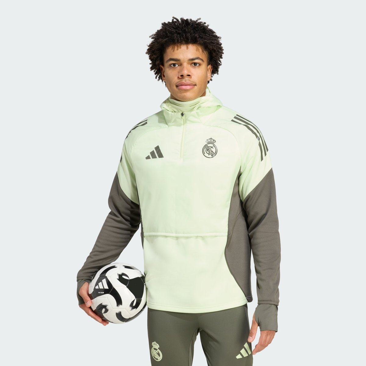 Haut Hiver Real Madrid Tiro 25 Competition Haut Hiver Real Madrid Tiro 25 Competition almost lime, adidas Performance