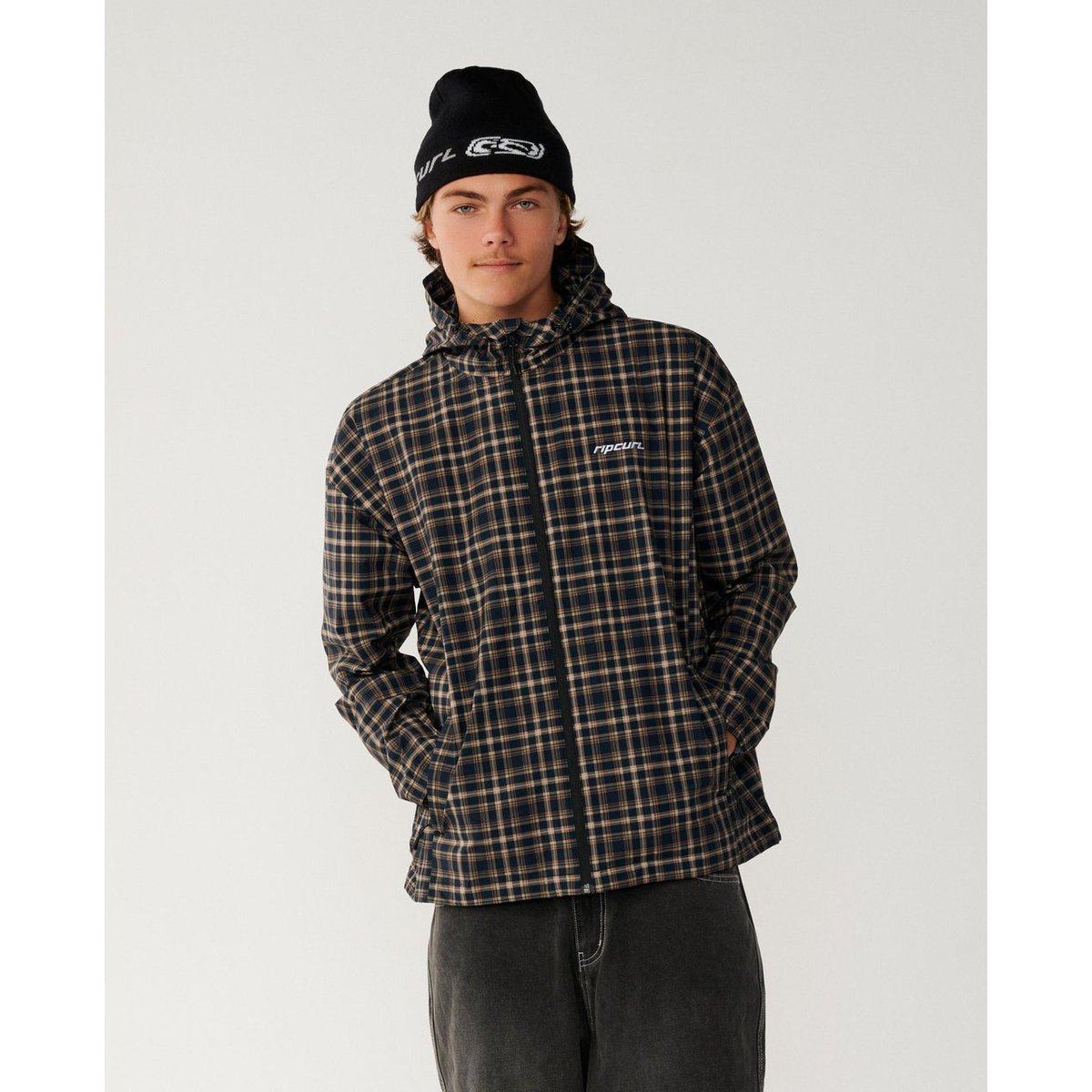 Veste ARCHIVE DWR Plaid dark navy, RIP CURL